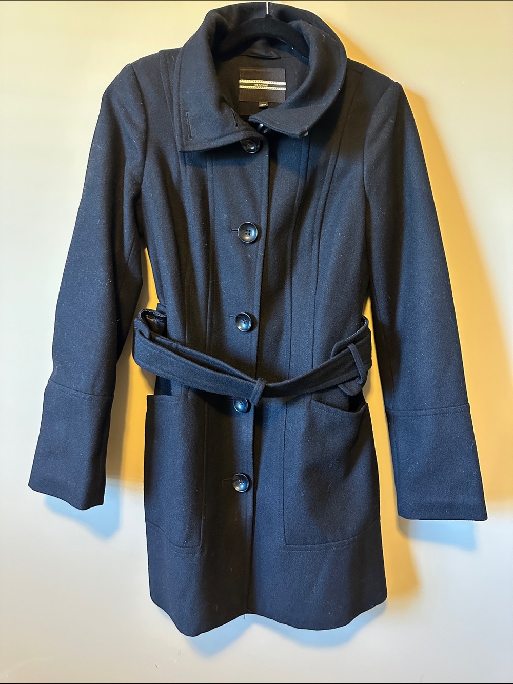 Dynamite Black Belted Trench Coat